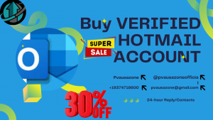 Buy Hotmail Accounts (PVA & Aged) – USA Verified