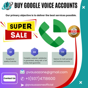 Buy Google Voice Accounts USA – 100% Verified & Secure | Pvausazone