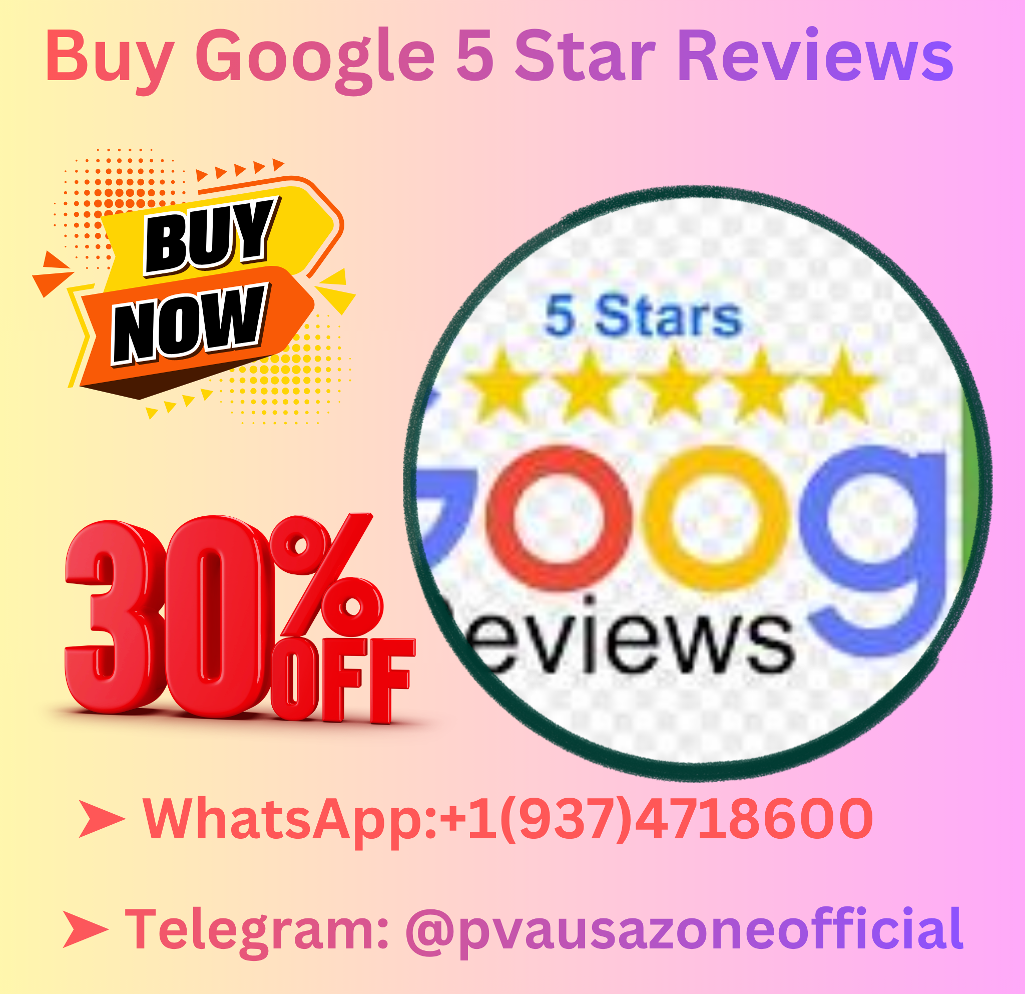 Buy trusted Google 5 Star Reviews online